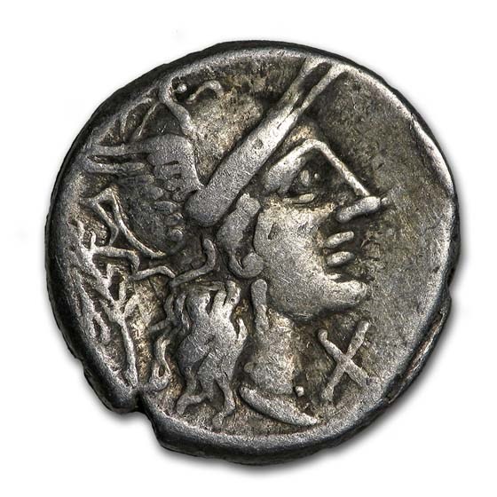 Roman Republic Silver AR Denarius M. Carbo (C.122 BC) Ch FIne Roman Republic Silver AR Denarius M. Carbo (C.122 BC) Ch FIne