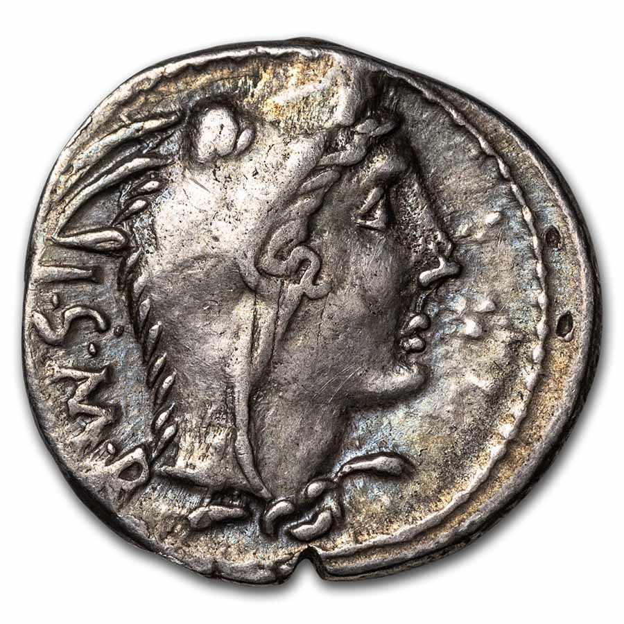 Roman Republic Silver Denarius (105 BC) XF (Crawford 316/1)