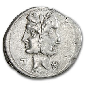 Roman Republic Silver Denarius (114-113 BC) VF Roman Republic Silver Denarius (114-113 BC) VF