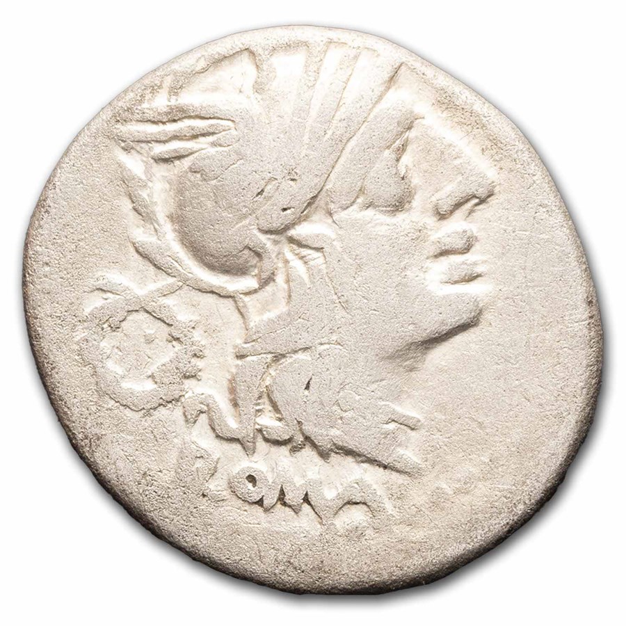 Roman Republic Silver Denarius (211-90 BC) Avg Circ