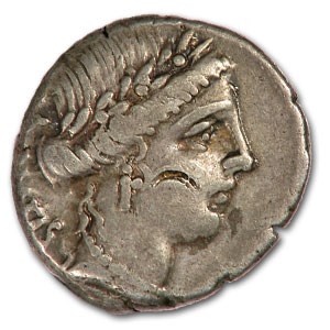 Roman Republic Silver Denarius 49 BC Man. Acilius Glabrio VF Roman Republic Silver Denarius 49 BC Man. Acilius Glabrio VF