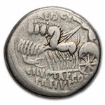 Roman Republic Silver Denarius 58 BC M. Scaurus P. Hypsaeus Ch F