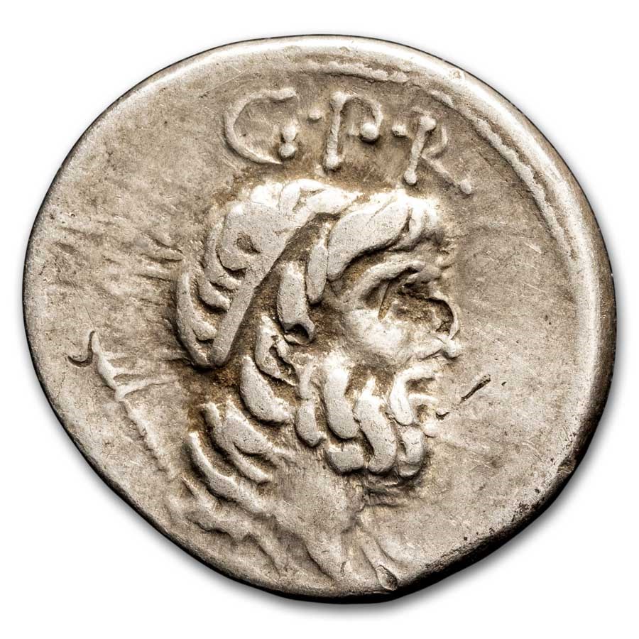 Roman Republic Silver Denarius (76-75 BC) Cn. Cornelius Len VF