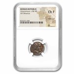 Roman Republic Silver Denarius (c.86 BC) Ch F NGC (Cr-350A/2)