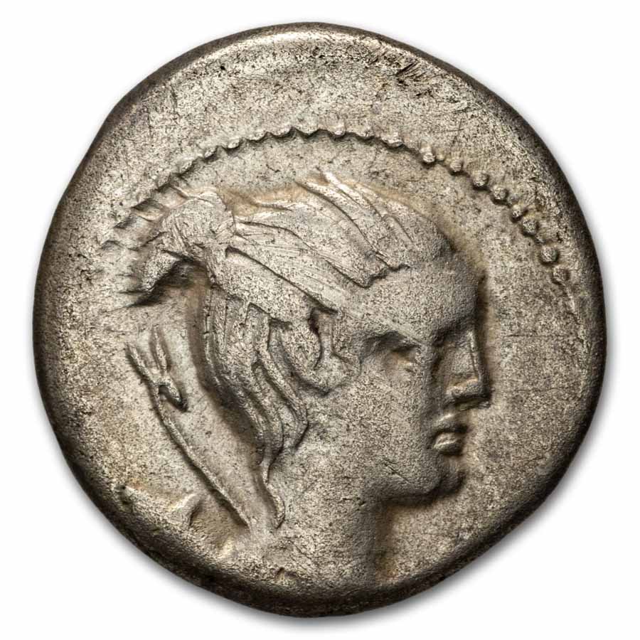 Roman Republic Silver Denarius Postumius 74 BC, VF Cr-394/1a