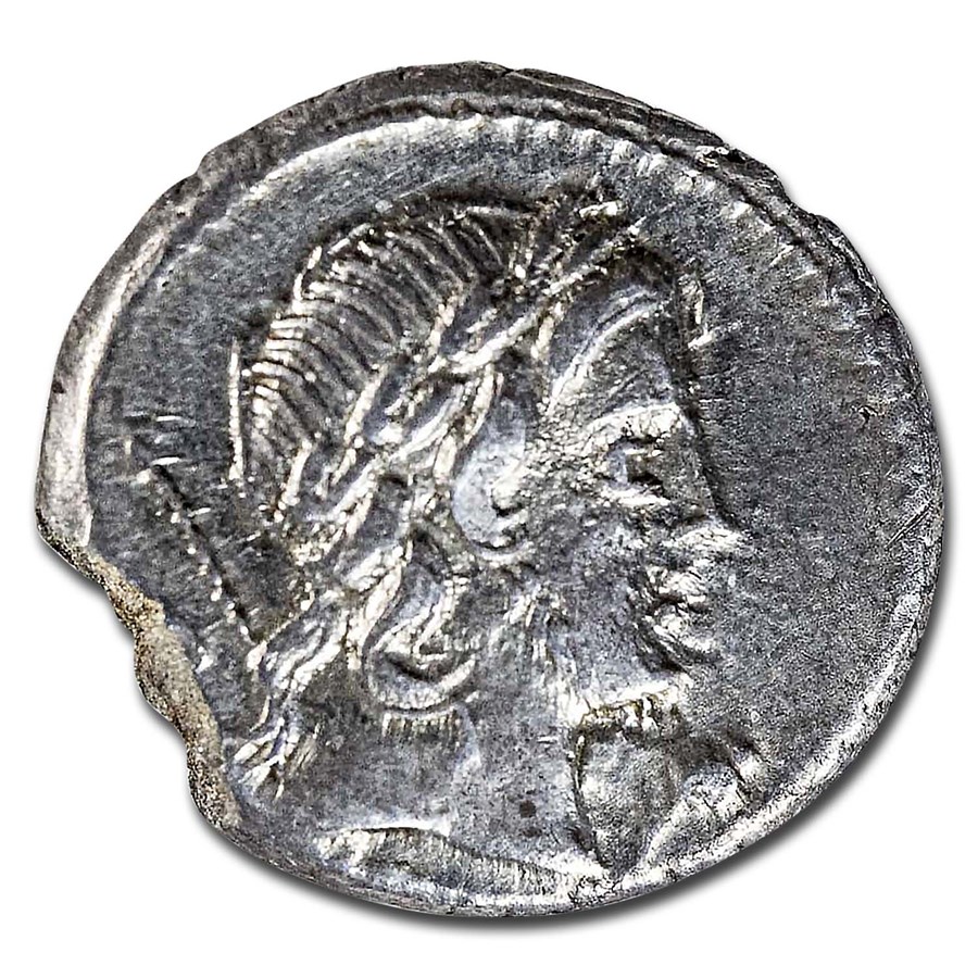 Roman Republic Silver Denarius Pub. Crepus. (82 BC) VF (Cr361/1c)