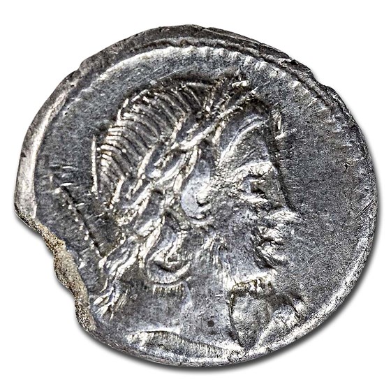 Roman Republic Silver Denarius Pub. Crepus. (82 BC) VF (Cr361/1c) Roman Republic Silver Denarius Pub. Crepus. (82 BC) VF (Cr361/1c)
