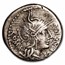 Roman Republic Silver Denarius Q. Fabius (124 BC) XF (Cr-273/1)