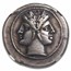 Roman Republic Silver Quadrigatus (c.225-214/2 BC) Ch VF NGC