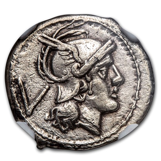 Roman Republic Silver Quinarius (c. 211 BC) VF NGC Roman Republic Silver Quinarius (c. 211 BC) VF NGC