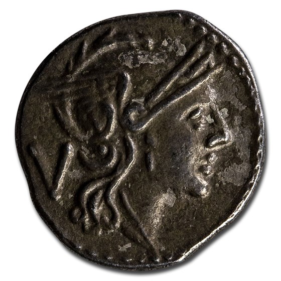 Roman Republic Silver Quinarius (c. 211 BC) VF Roman Republic Silver Quinarius (c. 211 BC) VF