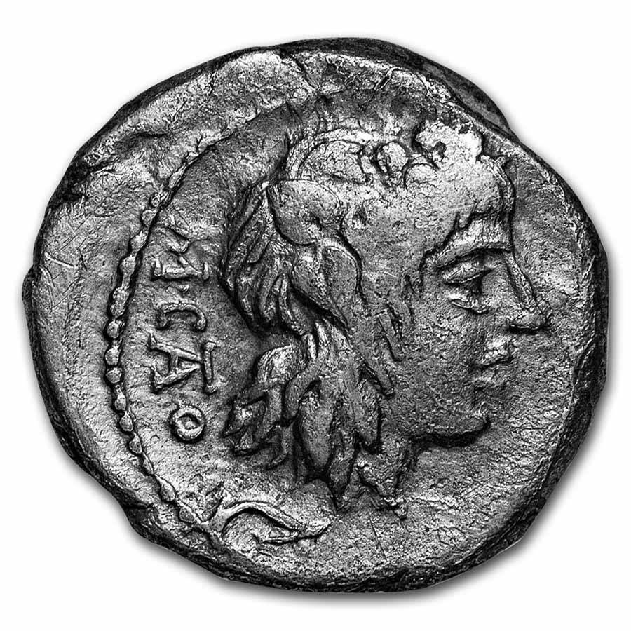 Buy Roman Republic Silver Quinarius M. Cato (c. 89 BC) XF APMEX