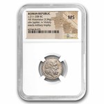 Roman Republic-VB AR Victoriatus (c 211-208 BC) MS NGC (Cr-95/1b)