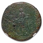 Roman Sestertius Marcus Aurelius (161-180 AD) F NGC