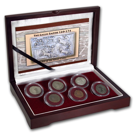 Roman Silver 6-Coin Collection The Gallic Empire Roman Silver 6-Coin Collection The Gallic Empire