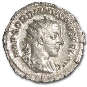 Roman Silver Antoninianus Emp. Gordian III (238-244 AD) Roman Silver Antoninianus Emp. Gordian III (238-244 AD)