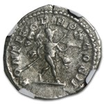 Roman Silver Denarius Caracalla (198-217 AD) Ch Fine NGC