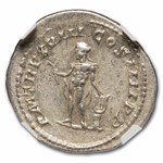Roman Silver Denarius Caracalla (198-217 AD) Ch XF NGC (Random)