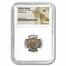 Roman Silver Denarius Caracalla 198-217 AD VF NGC (Random Coin)