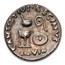 Roman Silver Denarius Emperor Augustus (27 BC-14 AD) Ch XF* NGC