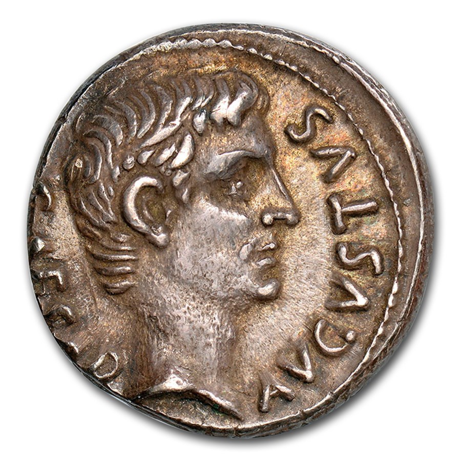 Buy Roman Silver Denarius Emperor Augustus (27 BC14 AD) Ch XF* NGC APMEX