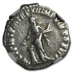 Roman Silver Denarius Emperor Commodus (177-192 AD) VF NGC