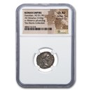 Roman Silver Denarius Emperor Domitian (81-96 AD) Ch AU NGC Roman Silver Denarius Emperor Domitian (81-96 AD) Ch AU NGC
