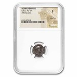 Roman Silver Denarius Emperor Otho (69 AD) Fine NGC