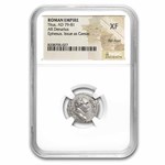 Roman Silver Denarius Emperor Titus (79-81 AD) XF NGC (Random)