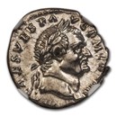 Roman Silver Denarius Emperor Vespasian (69-79 AD) Ch AU NGC