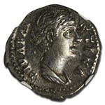 Roman Silver Denarius Faustina Jr. (147-175/6 AD) Ch XF NGC