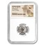 Roman Silver Denarius Geta (209-211 AD) AU NGC (Random Coin)