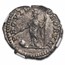 Roman Silver Denarius Geta (209-211 AD) XF NGC (Random Coin)