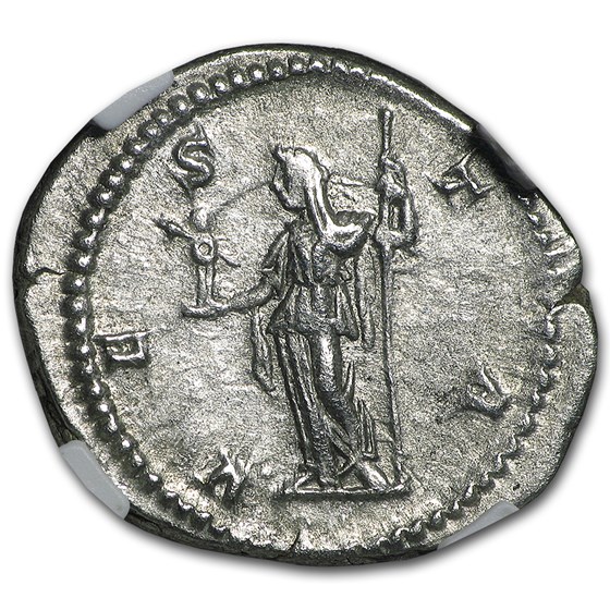 Buy Roman Silver Denarius Julia Domna (193-217 AD) AU NGC | APMEX