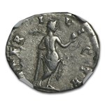 Roman Silver Denarius Julia Domna XF NGC (193-211 AD)