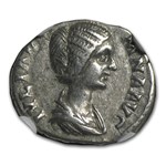 Roman Silver Denarius Julia Domna XF NGC (193-211 AD)