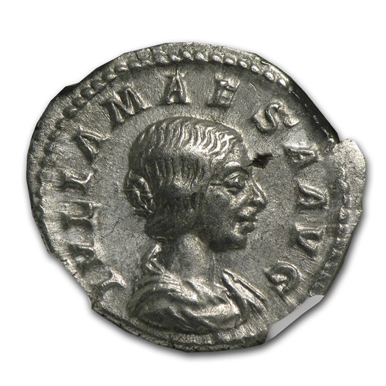 Buy Roman Silver Denarius Julia Maesa (218-224/5 AD) AU NGC | APMEX
