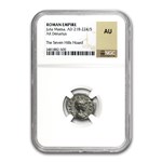 Roman Silver Denarius Julia Maesa (218-224/5 AD) AU NGC