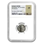 Roman Silver Denarius Julia Maesa (218-224/5 AD) XF NGC