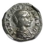 Roman Silver Denarius Julia Maesa (218-224/5 AD) XF NGC