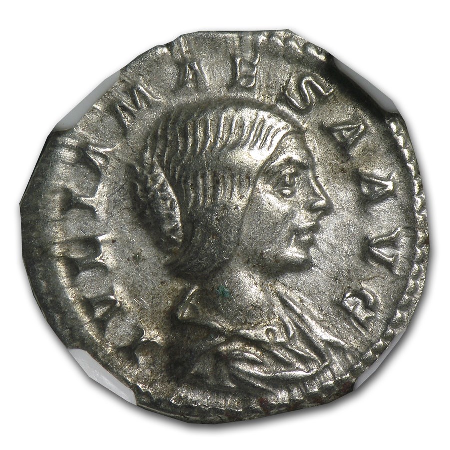 Roman Silver Denarius Julia Maesa (218-224/5 AD) XF NGC
