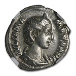 Roman Silver Denarius Julia Mamaea (222-235 AD) Ch VF NGC