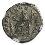 Roman Silver Denarius Julia Soaemias (218-222 AD) XF NGC