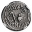 Roman Silver Denarius Julius Caesar (d.44 BC) VF NGC