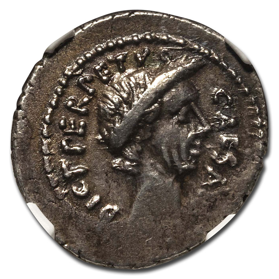 denarius with portrait of julius caesar 44 bce denarius with portrait of julius caesar 44 bce