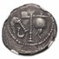Roman Silver Denarius Julius Caesar Elephant (44 BC) Ch VF NGC
