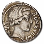 Roman Silver Denarius L. Scribonius Libo (62 BC) VF (Cr-416/1b)