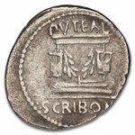 Roman Silver Denarius L. Scribonius Libo (62 BC) VF (Cr-416/1b)