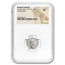 Roman Silver Denarius Lucius Veras (161-169 AD) XF NGC