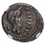 Roman Silver Denarius Marc Antony (c.43 BC) Ch VF NGC (Cr-488/2)